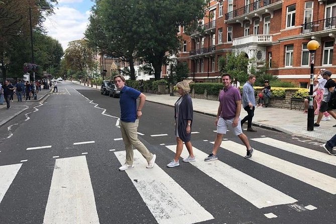 The Beatles Magical History Black Taxi Tour London - Abbey Road Studios: zebra crossing photos and the shop stop that feels like a ritual