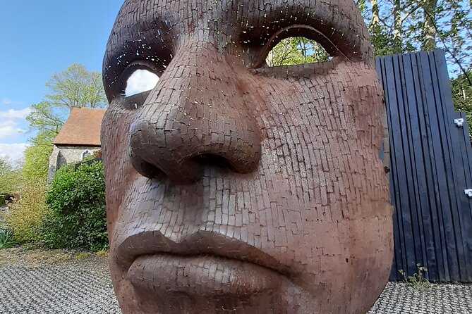 The Condensed Canterbury Tour - Geoffrey Chaucer statue stop: literature, in real street view