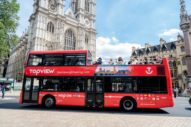 TopView® 24 Hr Hop on Hop off Bus Tour with River Cruise & Walks - 24 Hours of Bus Freedom, Plus a Thames Break You Will Notice