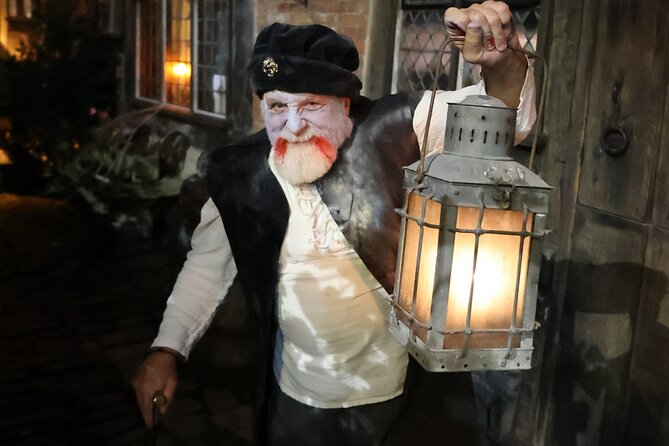 Tudor World Ghost Tour by Lantern light inside the building - Tudor World after hours: why this ghost tour works