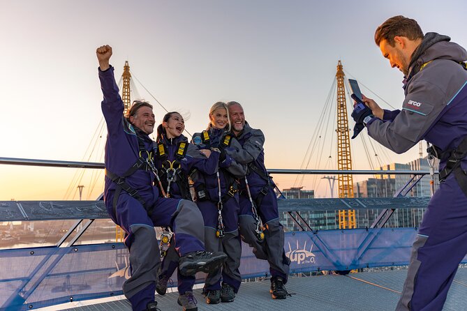 Up at The O2: Sunset Climb with Guided Tour with Panoramic Views - Who should book this sunset roof climb