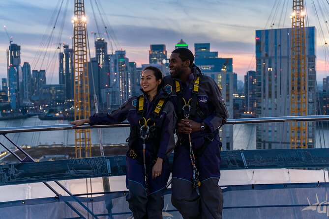 Up at The O2:Twilight Climb with Guided Tour with Panoramic Views - Twilight views vs sunset vs daytime climbs