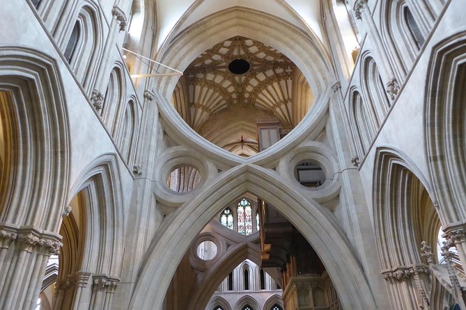 Wells, Cheddar Cheese and Cheddar Gorge - Private Day Trip from Bath - Wells Cathedral: the 13th-century interior and the working clock