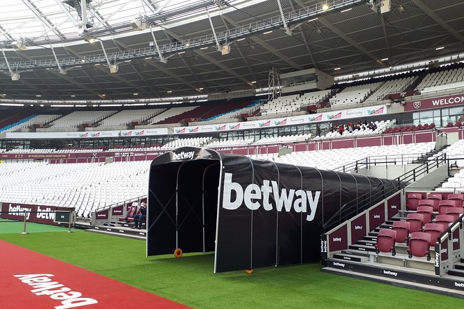 West Ham United FC London (Olympic) Stadium Tour - Inside the London Stadium tour stop, from Olympic roots to tunnel routes
