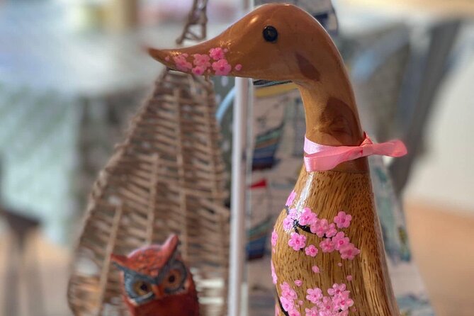 Wooden Duck Painting or Pottery Painting-Take item home same day - What makes it feel special, the included cake and the unhurried pace